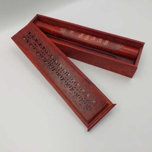 Khay gỗ Hương CMC đốt hương không tăm